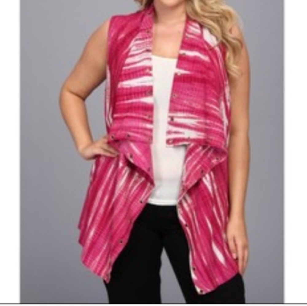 🎉HOST P🎉Michael Kors goat suede drape vest🌿 size Medium